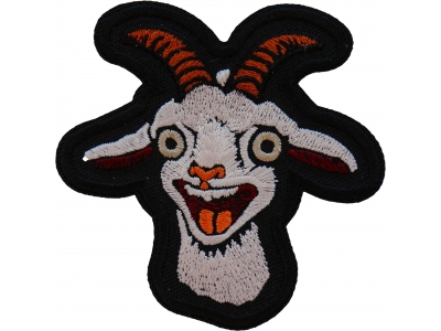Hello Goat Iron on Patch