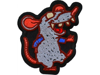 Sewer Rat Iron on Patch