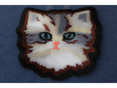 Adorable Cat Iron on Patch