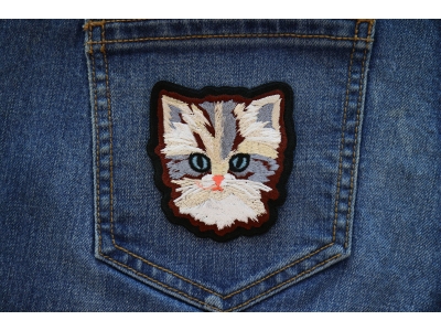 Adorable Cat Iron on Patch