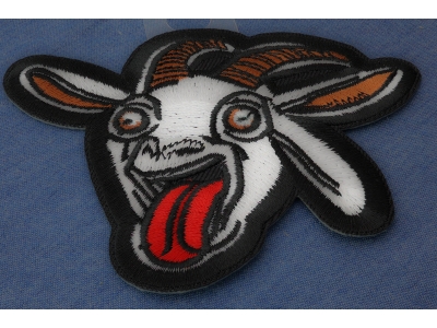 Funny GOAT Iron on Patch