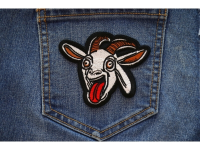 Funny GOAT Iron on Patch