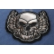 Rising Wing Skull Patch diagonal view