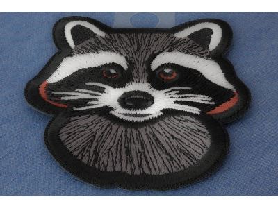 Cheeky Raccoon Iron on Patch