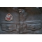 Gorilla Iron on Patch shown on leather vest