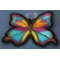 Butterfly Iron on Patch diagonal view