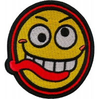 Funny Face Iron on Patch