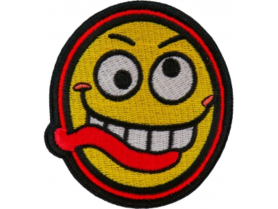 Funny Face Iron on Patch