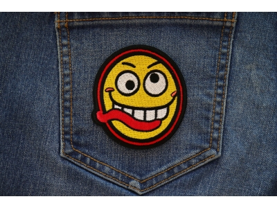 Funny Face Iron on Patch