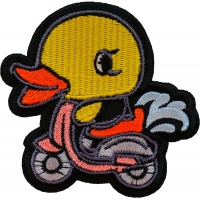 Scooter Duck Iron on Patch