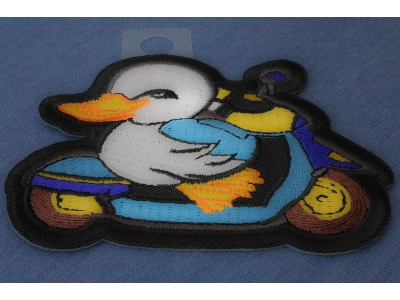 Duck Rider Iron on Patch