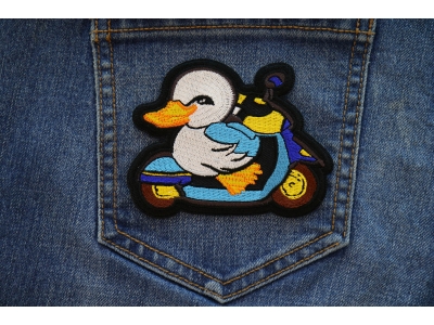 Duck Rider Iron on Patch