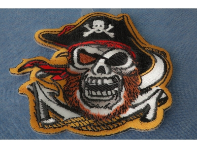 Pirate Arr Matey Iron on Patch