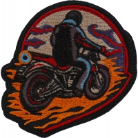 Motorcycle Biker Iron on Patch