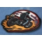 Motorcycle Biker Patch diagonal view