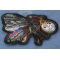 Butterfly Biker Patch diagonal view