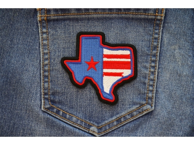 Texas Pride Iron on Patch
