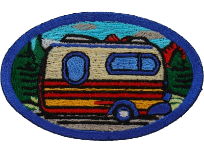 RV Camper Iron on Patch