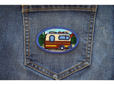 RV Camper Iron on Patch