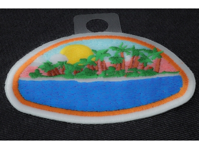 Paradise Island Iron on Patch
