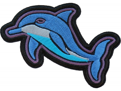 Dolphin Patch Embroidered