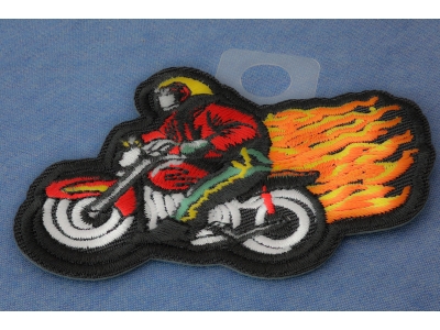 Firefighter Biker Patch Embroidered