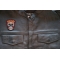 King Skull Patch, Skull Patches shown on leather vest