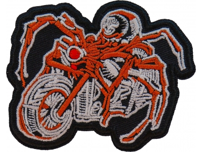 Spider Motorcycle Patch Embroidered