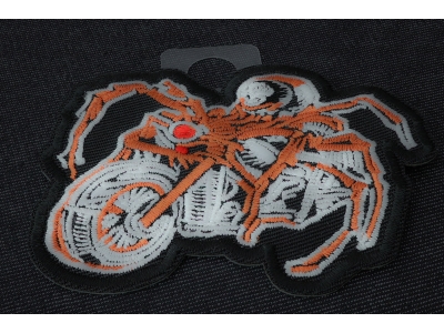 Spider Motorcycle Patch Embroidered