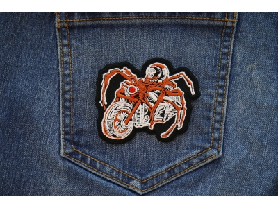 Spider Motorcycle Patch Embroidered