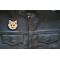 Cute Fox Patch, Cute Animal Patches shown on leather vest