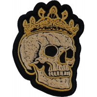 Crown Skull Patch Embroidered