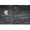 Crown Skull Patch, Skull Patches shown on leather vest