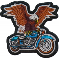 Eagle Biker Motorcycle Patch Embroidered