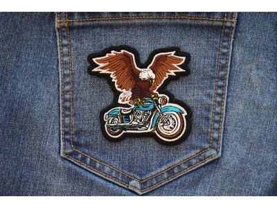 Eagle Biker Motorcycle Patch Embroidered