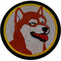 Doge Dog Patch Embroidered