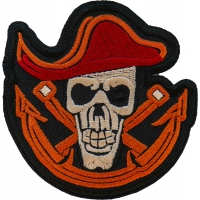 Skull Pirate Mate Patch Embroidered