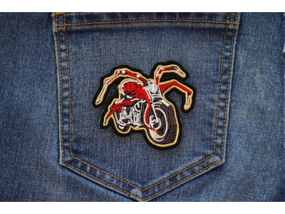 Arachnid Bike Spider Motorcycle Patch Embroidered