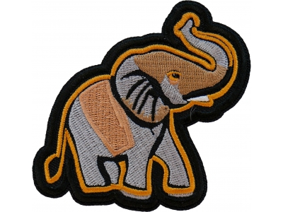Elephant Patch Embroidered