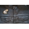 Elephant Patch, Cute Animal Patches shown on leather vest