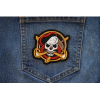 Skull Pirate Patch Embroidered Skull Pirate Patch Embroidered