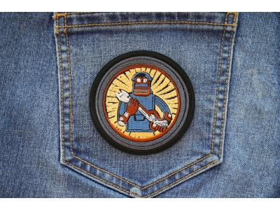 Mechanic Bot Patch Embroidered