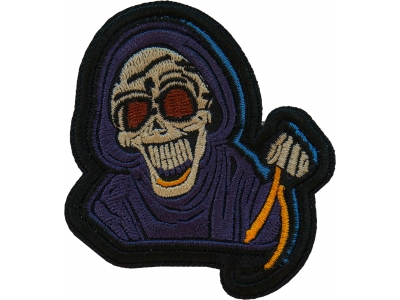 Laughing Reaper Patch Embroidered