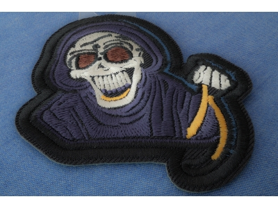 Laughing Reaper Patch Embroidered