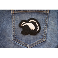 Stinky Skunk Patch Embroidered Stinky Skunk Patch Embroidered