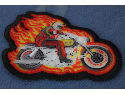 Firemen Biker Patch Embroidered