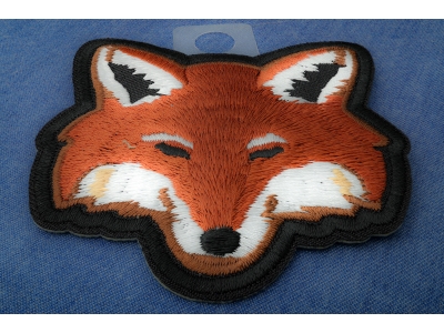 Fox Head Patch Embroidered