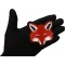Fox Patch, Cute Animal Patches shown on hand for size comparison