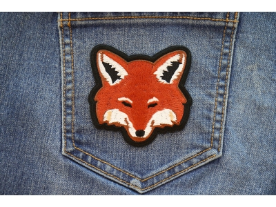 Fox Head Patch Embroidered