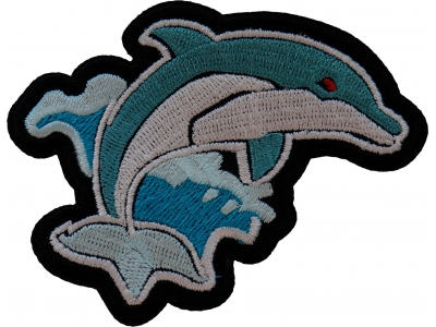 Ocean Dolphin Patch Embroidered